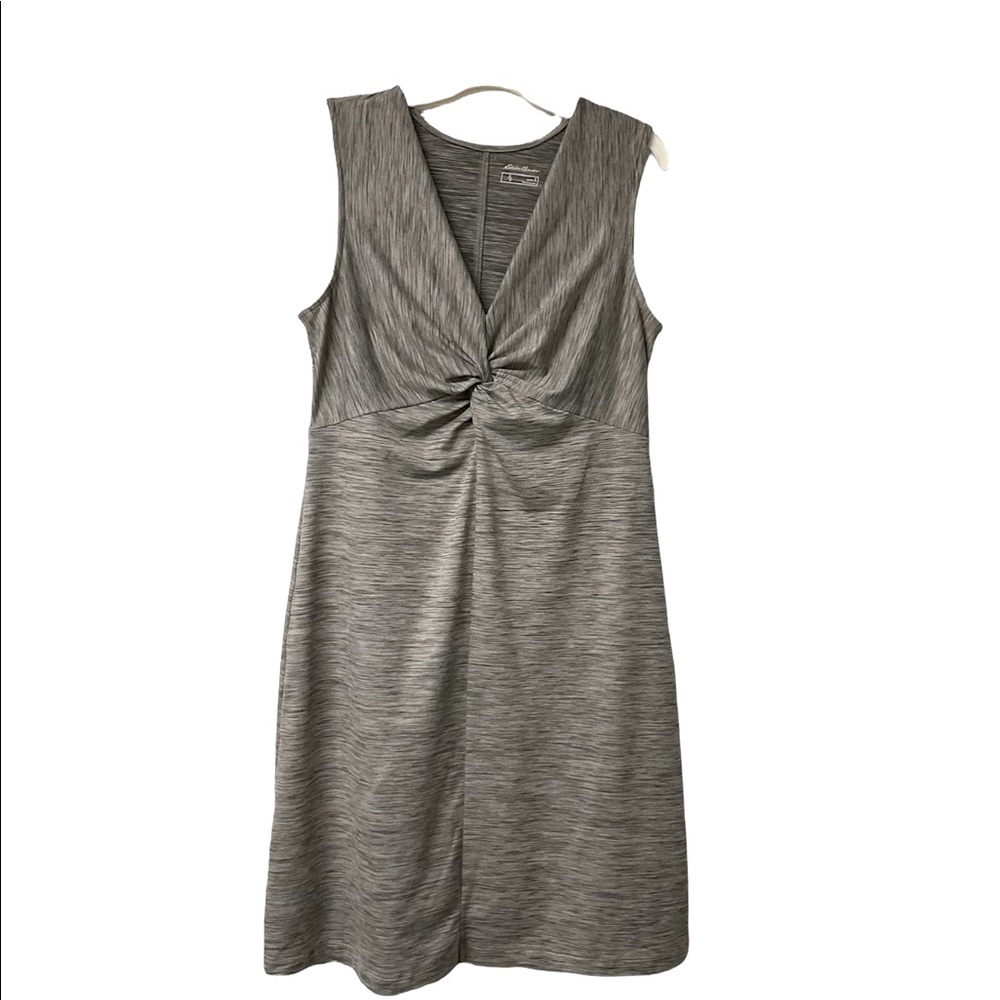Eddie Bauer Grey Sleeveless Dress, Size S